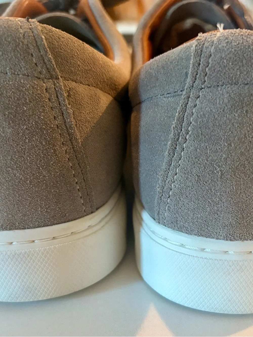 Wolverine 1000 Mile Sneaker Lo Gray Suede Made USA 12D